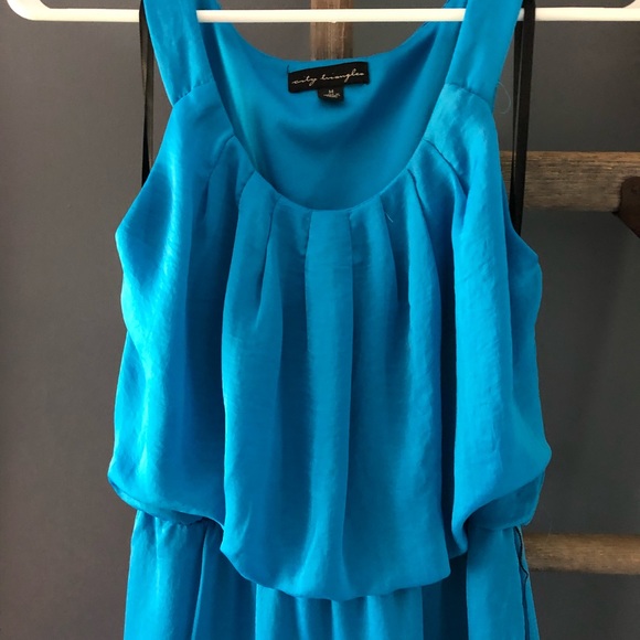 Day or Night Bright Blue Dress - Picture 2 of 4
